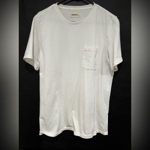 Taylor Stitch Heavy Bag T-Shirt Size 42 White - Small Stain